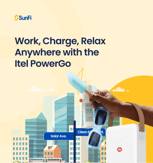 Work, Charge, Relax — Anywhere with the itel PowerGo