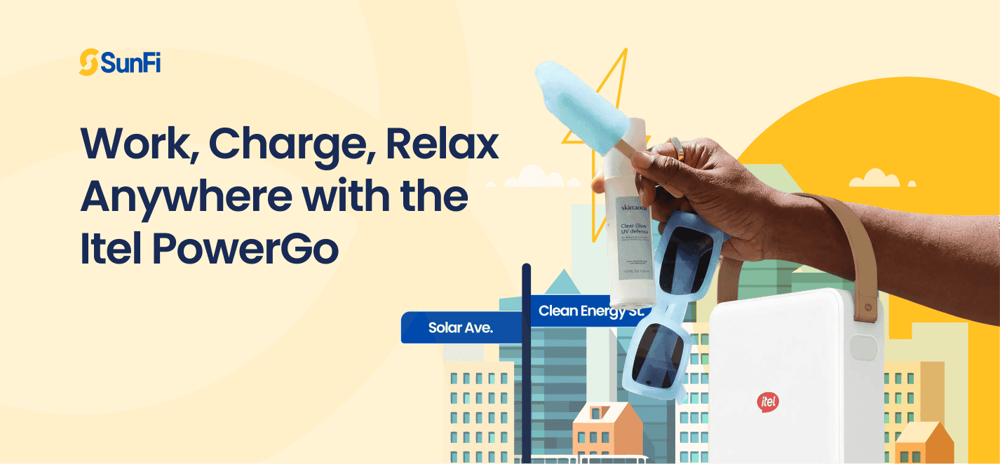 Work, Charge, Relax — Anywhere with the itel PowerGo