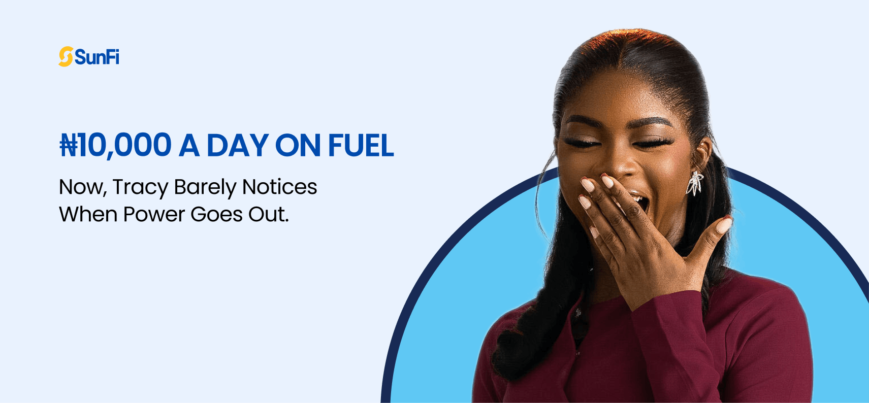 ₦10,000 a Day on Fuel? Now, Tracy Barely Notices When Power Goes Out.